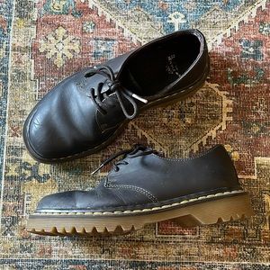 Dr. Martens Black Leather Women's Loafers